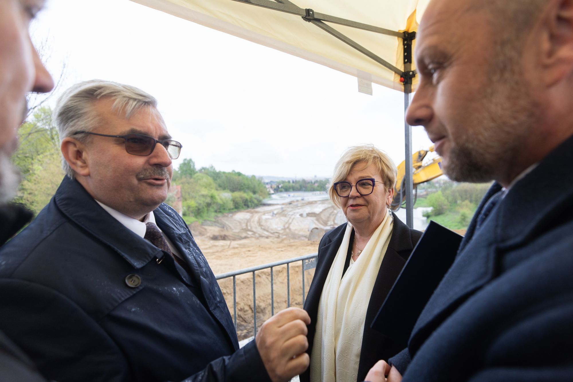zdjęcie z konferencji prasowej na temat bieżących inwestycji drogowych, fot. Grzegorz Bukała, Urząd Miasta Rzeszowa